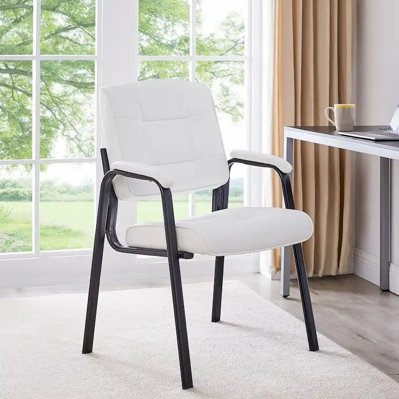 Fauteuils de direction en cuir haut de gamme avec accoudoirs rembourrés