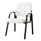 Fauteuils de direction en cuir haut de gamme avec accoudoirs rembourrés