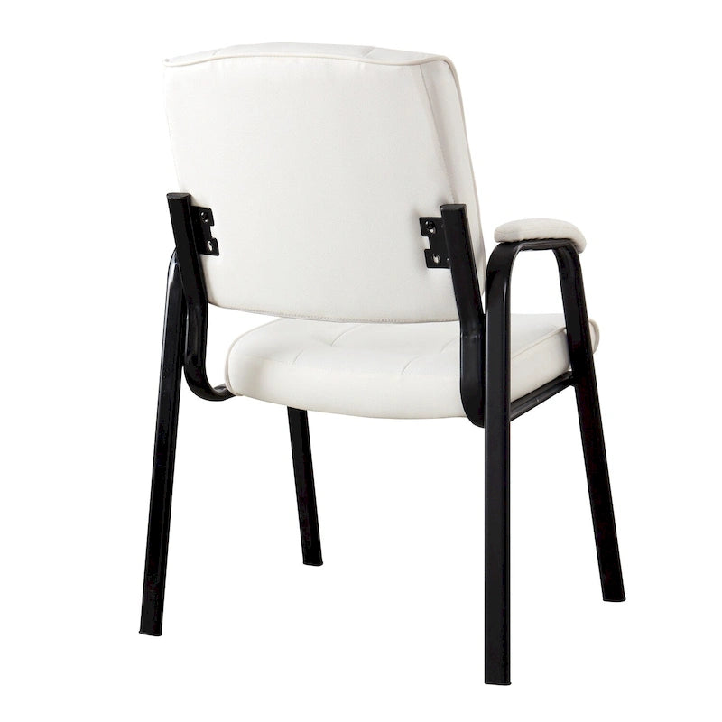 Fauteuils de direction en cuir haut de gamme avec accoudoirs rembourrés