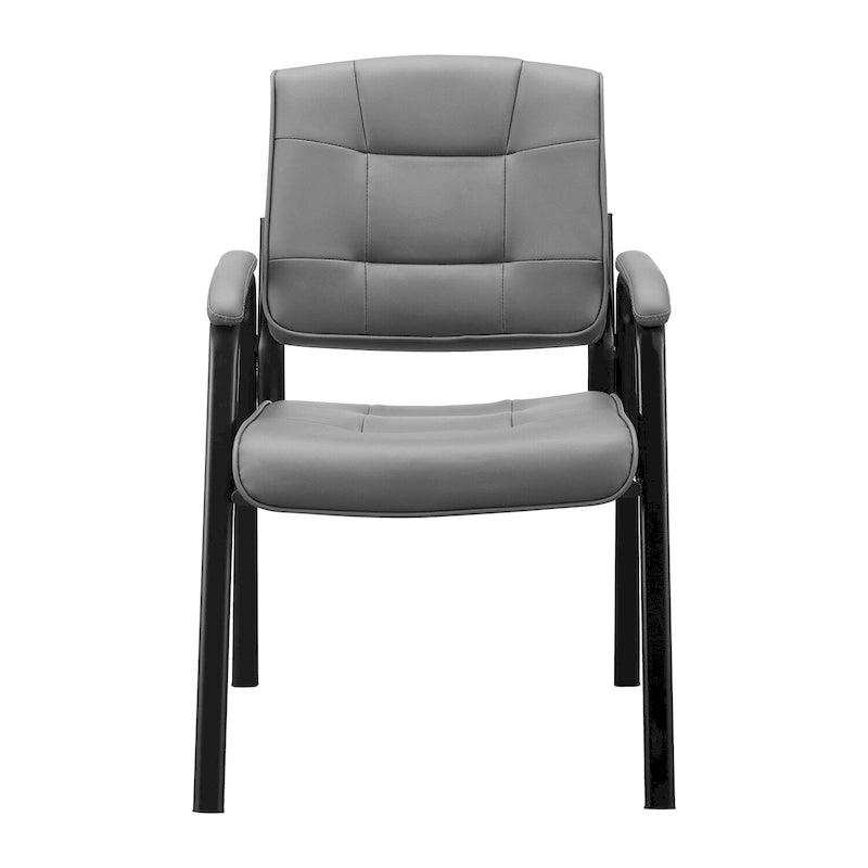 Fauteuils de direction en cuir haut de gamme avec accoudoirs rembourrés