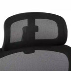 Chaise de bureau ergonomique à dossier haut en maille, idéale pour les petits travaux à domicile.