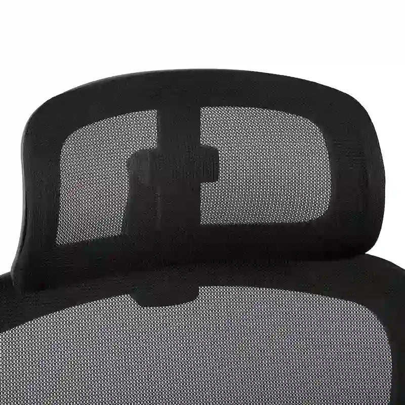 Chaise de bureau ergonomique à dossier haut en maille, idéale pour les petits travaux à domicile.