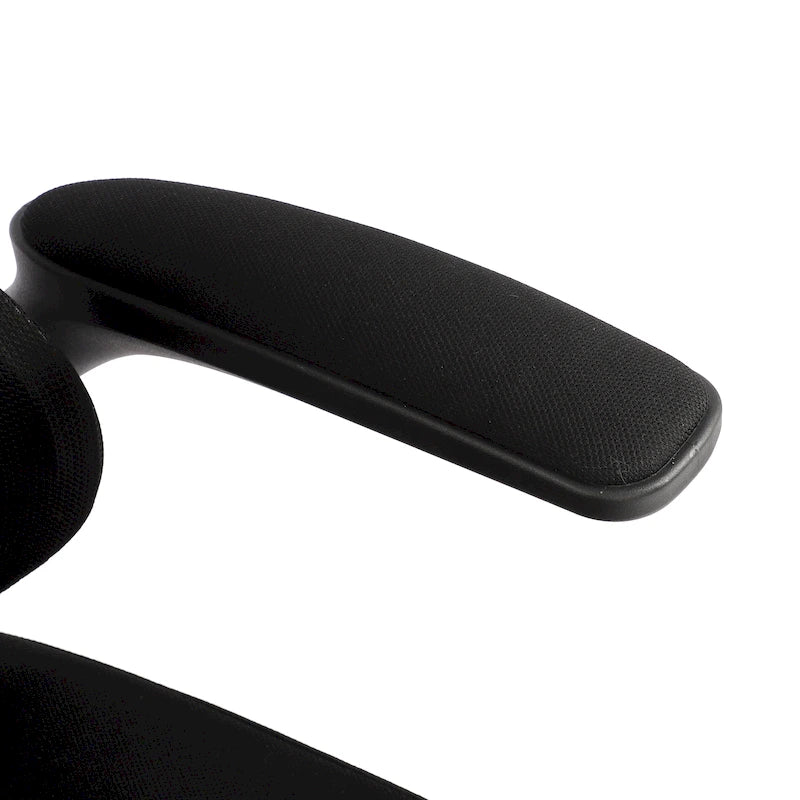 Chaise de bureau ergonomique à dossier haut en maille, idéale pour les petits travaux à domicile.