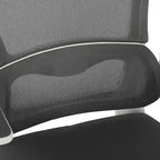 Chaise de bureau ergonomique à dossier haut en maille, idéale pour les petits travaux à domicile.