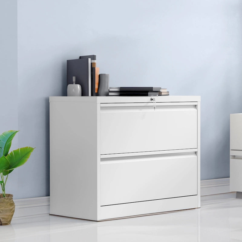 Classeur latéral en acier à 2/3/4 tiroirs verrouillables, 35 W, pour formats A4, Légal et Lettre