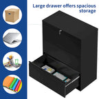 Classeur latéral en acier à 2/3/4 tiroirs verrouillables, 35 W, pour formats A4, Légal et Lettre