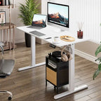 Bureau assis-debout électrique réglable en hauteur Futzca avec panneau de jonction