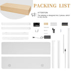 Bureau assis-debout électrique réglable en hauteur Futzca avec panneau de jonction