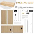 Bureau assis-debout électrique réglable en hauteur Futzca avec panneau de jonction