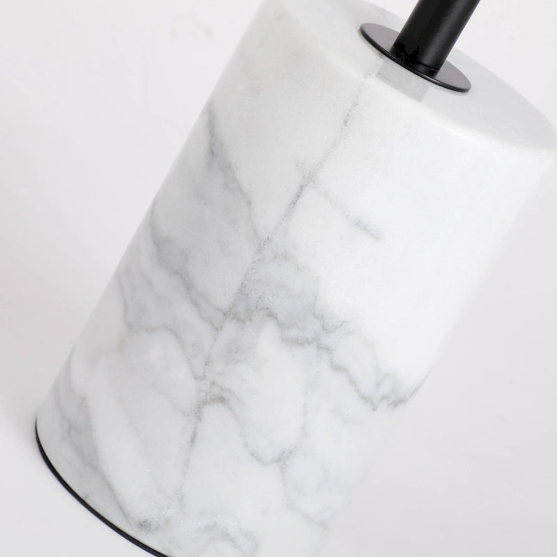 Table d'appoint ronde avec base en marbre, table de chevet circulaire pour salon ou chambre à coucher