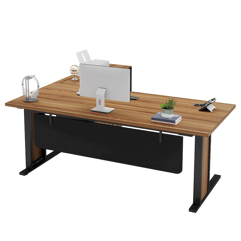 Bureau d'angle de direction 63 et ensemble de classeur mobile pour bureau à domicile