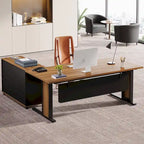 Bureau d'angle de direction 63 et ensemble de classeur mobile pour bureau à domicile