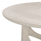 Table basse ronde en bois Cveta de SAFAVIEH Couture - 101,6 cm L x 101,6 cm P x 45,7 cm H