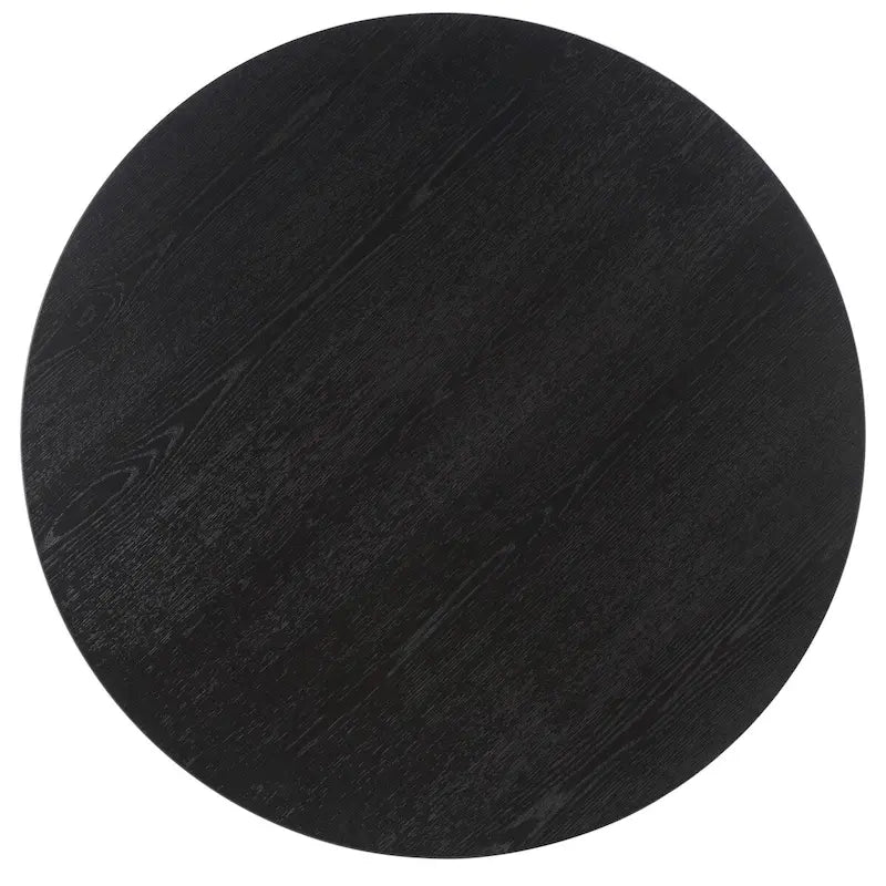 Table basse ronde en bois Cveta de SAFAVIEH Couture - 101,6 cm L x 101,6 cm P x 45,7 cm H