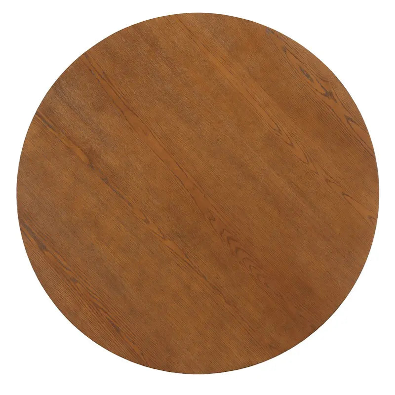 Table basse ronde en bois Cveta de SAFAVIEH Couture - 101,6 cm L x 101,6 cm P x 45,7 cm H