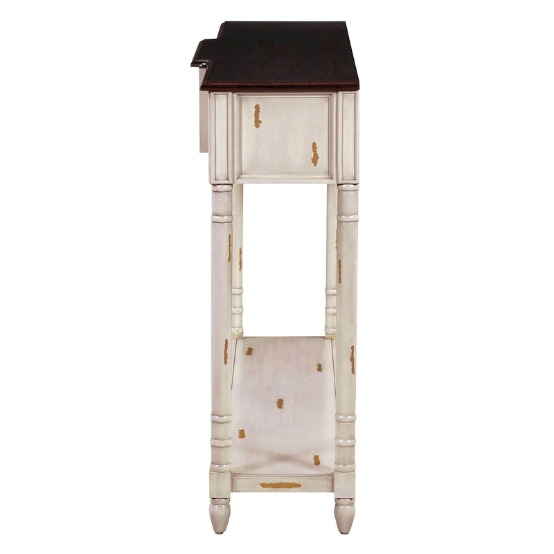 Table console avec tiroirs pour entrée