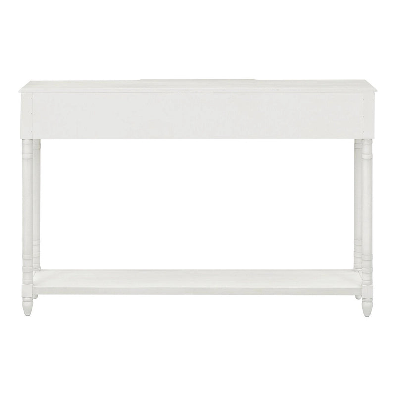 Table console avec tiroirs pour entrée