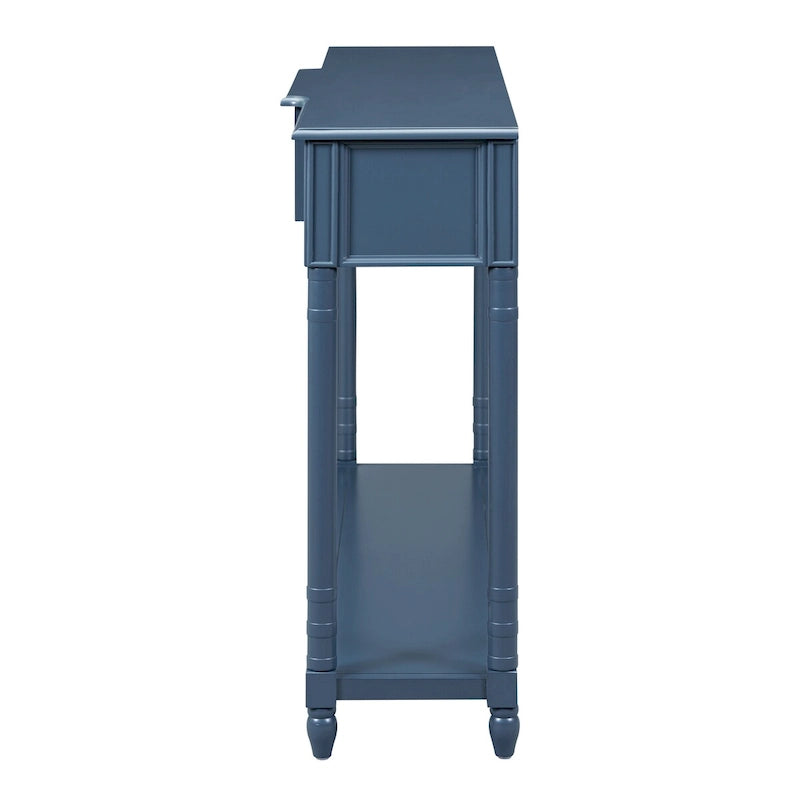 Table console avec tiroirs pour entrée