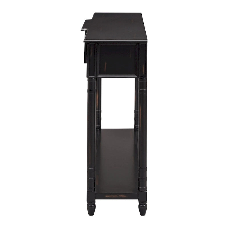 Table console avec tiroirs pour entrée