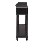 Table console avec tiroirs pour entrée