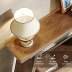 Console/table basse rustique en bois de 180 cm de long avec étagère de rangement