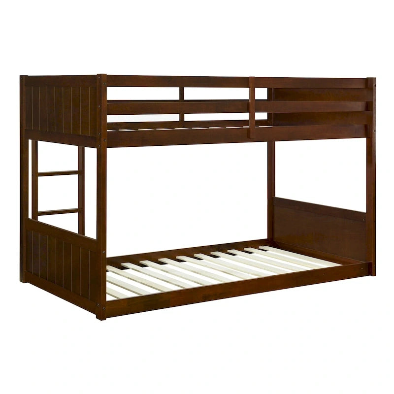 Lit superposé Delphia à profil bas (deux lits simples superposés).