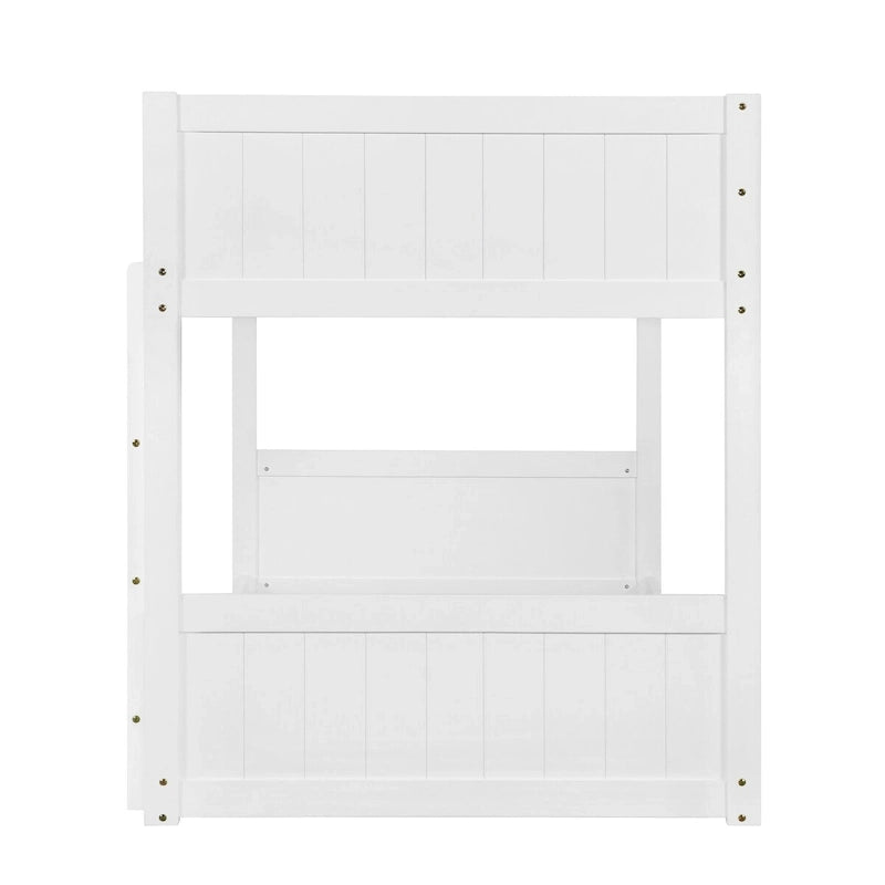 Lit superposé Delphia à profil bas (deux lits simples superposés).