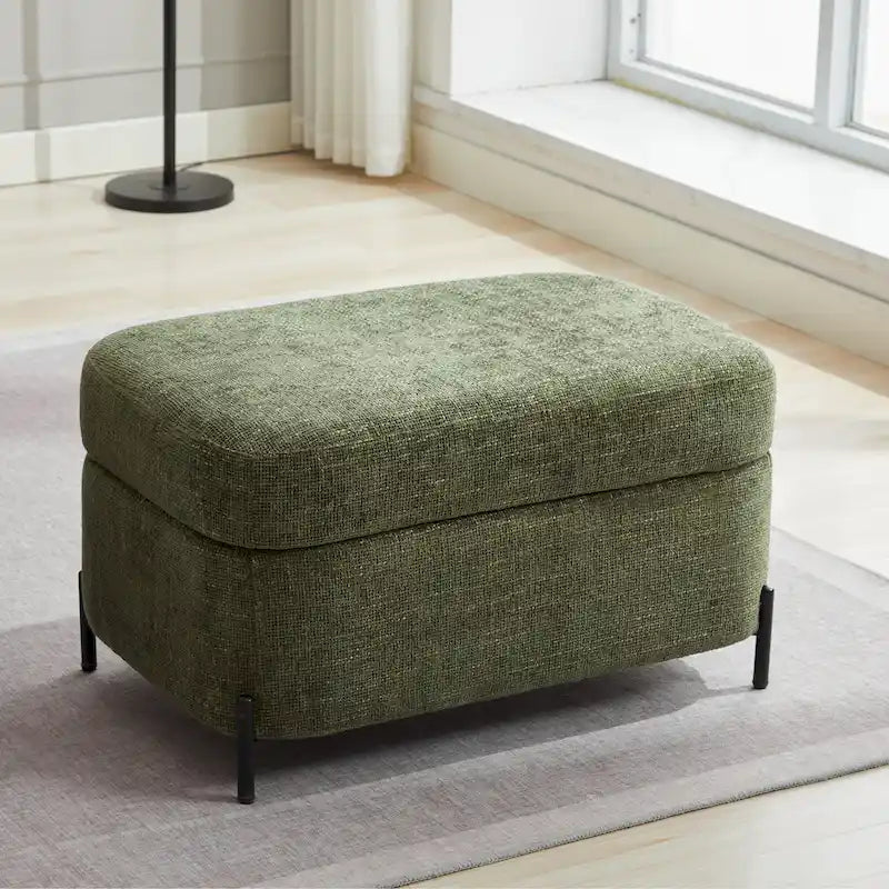 Fauteuil pivotant rembourré de 40,6 cm de large avec coussins
