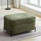 Fauteuil pivotant rembourré de 40,6 cm de large avec coussins