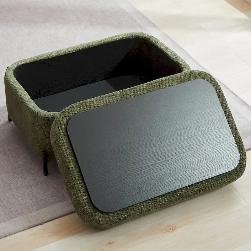 Fauteuil pivotant rembourré de 40,6 cm de large avec coussins