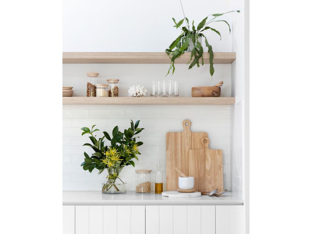 Étagère beige, 140 x 3,2 cm