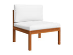 Ensemble de mobilier de jardin blanc - dlz1766583806892