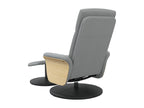 Fauteuil d'appoint en tissu gris - dlz1766583820205