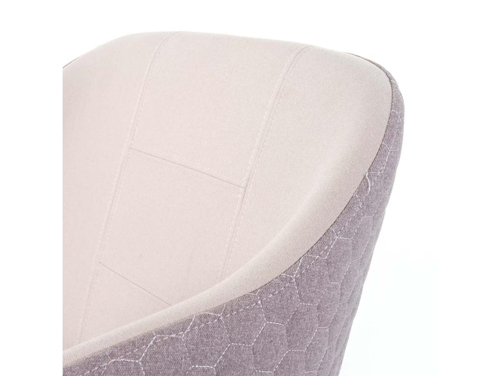 Fauteuil d'appoint en tissu beige