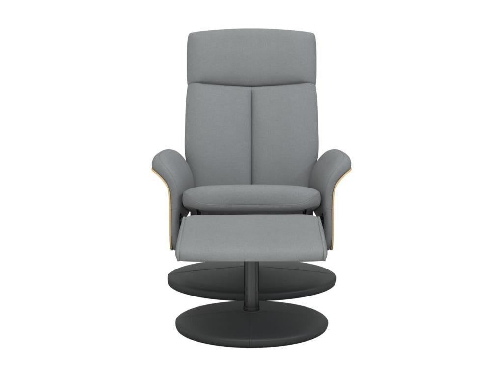 Fauteuil d'appoint en tissu gris - dlz1766583820205