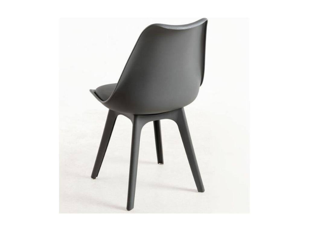 Fauteuil en cuir gris - dlz1766583467040