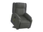 Fauteuil d'appoint en tissu gris - dlz1766583361280