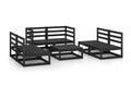 Ensemble de mobilier de jardin en pin noir - dlz1766583952526