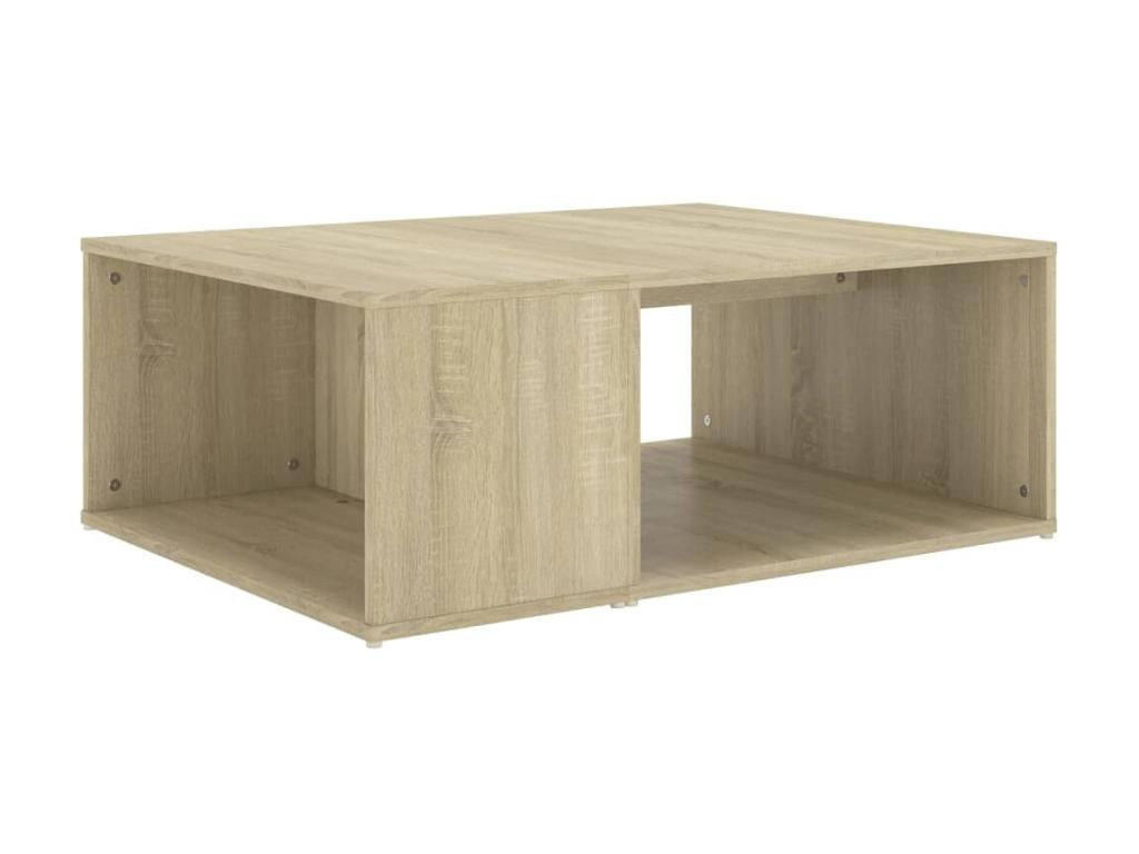 Table basse en chêne naturel, 90 x 67 x 33 cm